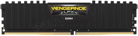 Photo de Barrette mémoire 8Go DIMM DDR4 Corsair Vengeance LPX  2666Mhz (Noir)