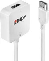 Photo de Câble adaptateur Lindy DisplayPort mâle 1.1 vers HDMI femelle 1.4 (Type A) 10cm (blanc)