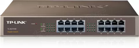 Photo de Switch réseau ethernet Gigabit rackable TP-Link SG1016D - 16 ports