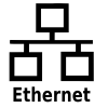 Logo réseau ethernet