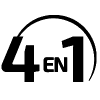 Multifonction 4 en 1 Logo 4en1