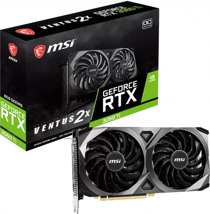 MSI GeForce RTX 3060 Ti Ventus 2X OC 8Go