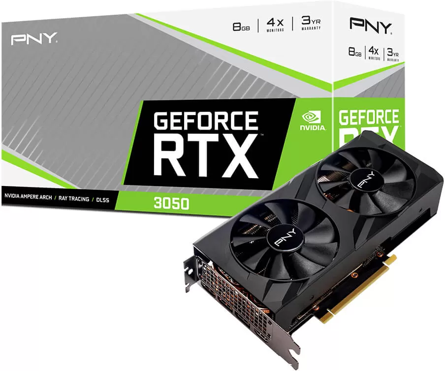 PNY GeForce RTX 3050 Verto Dual Fan 8Go