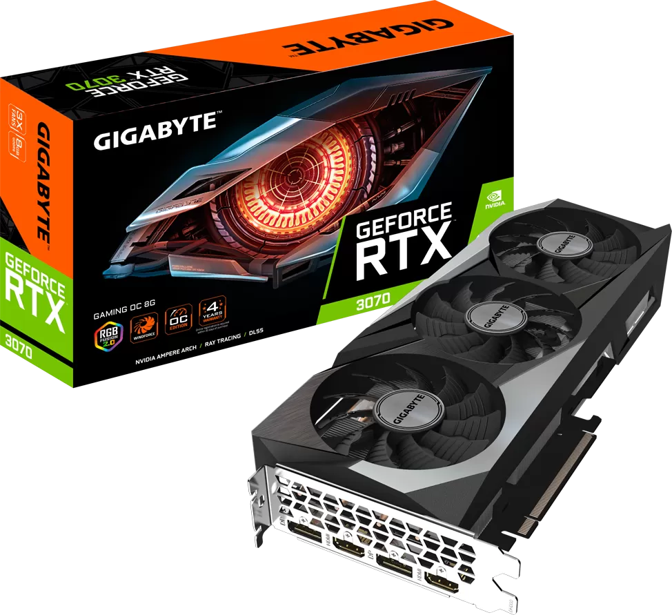 Gigabyte GeForce RTX 3070 Gaming OC LHR 8Go