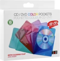 Photo de 50 Pochettes colorées T'nB pour CD