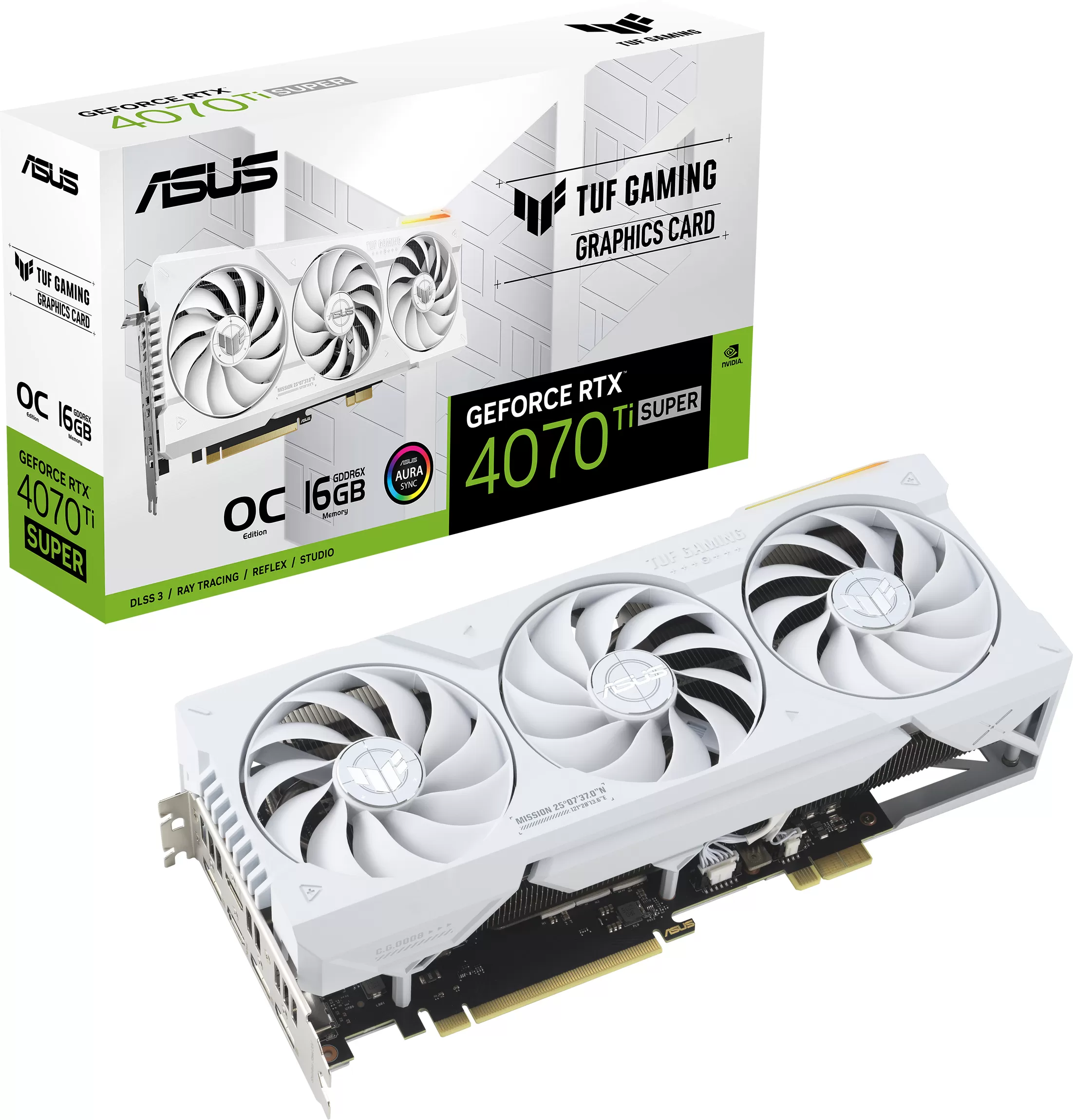 Asus GeForce RTX 4070 Ti Super Tuf Gaming BTF OC 16Go