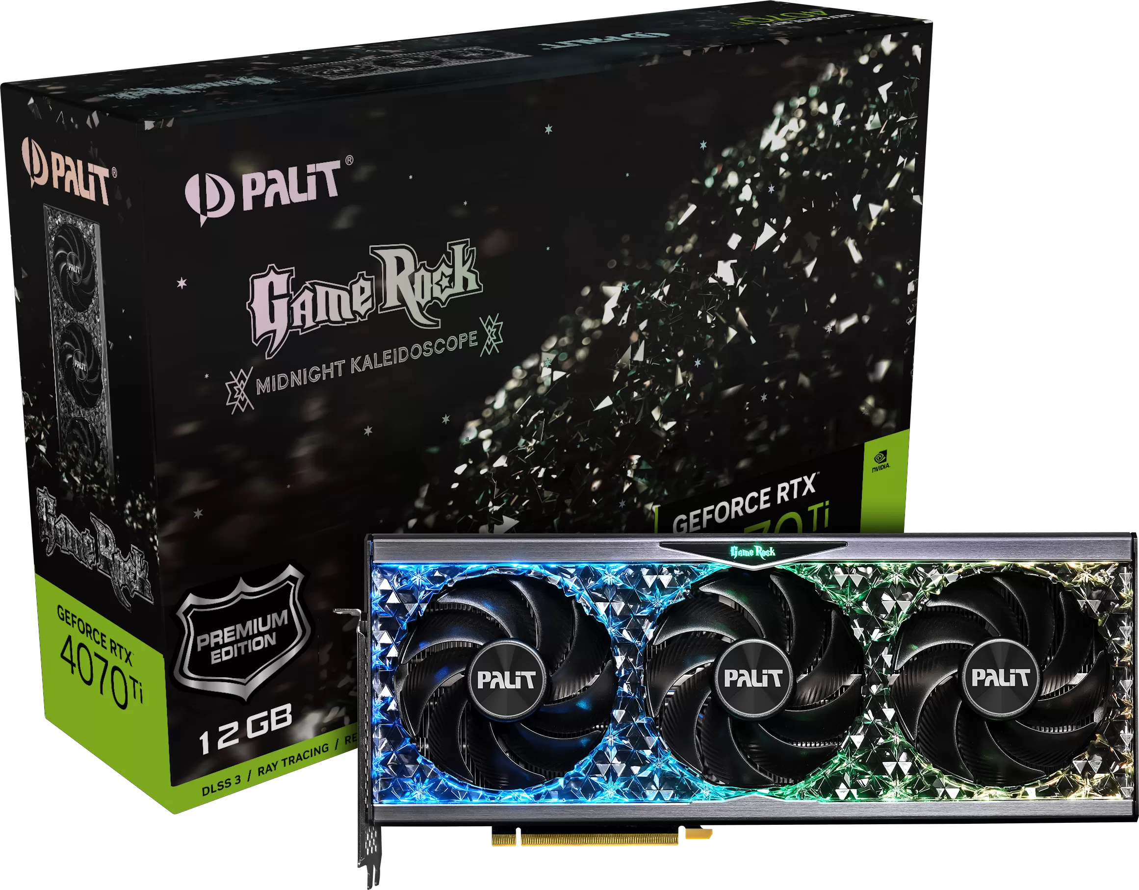 Palit GeForce RTX 4070 Ti GameRock Premium 12Go