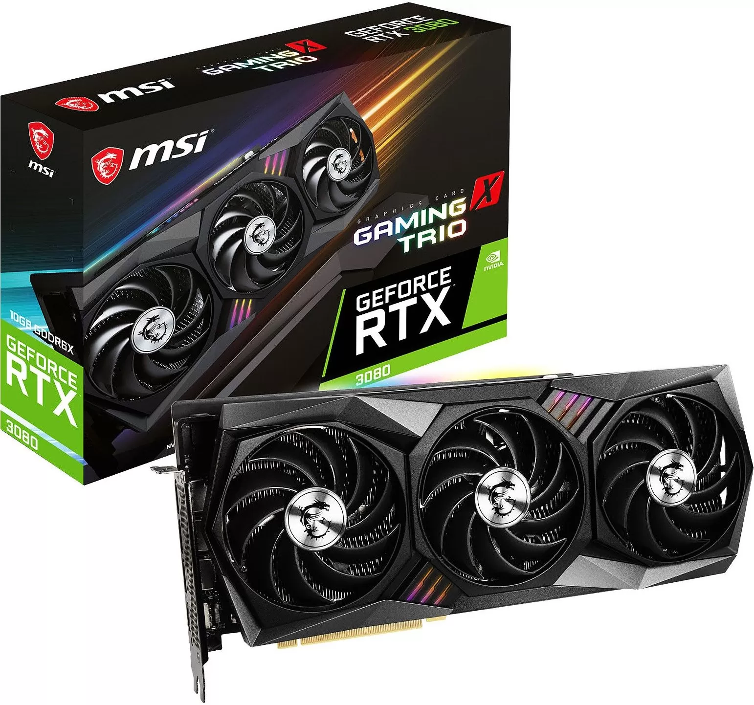MSI GeForce RTX 3080 Gaming X Trio 10Go