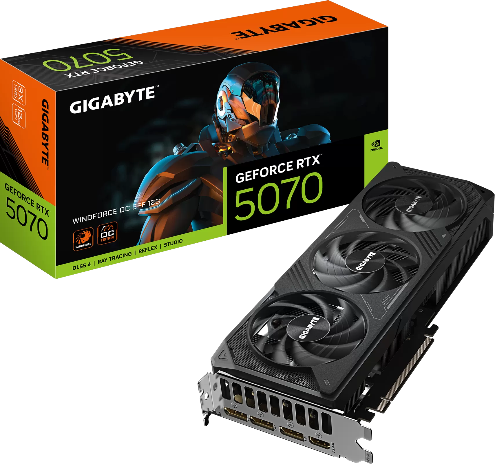 Carte Graphique Gigabyte GeForce RTX 5070 Windforce OC SFF