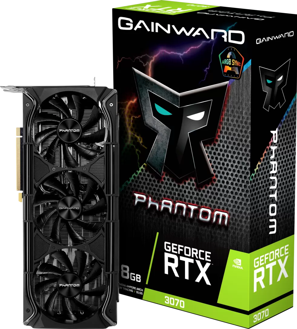 Gainward GeForce RTX 3070 Phantom+ LHR 8Go