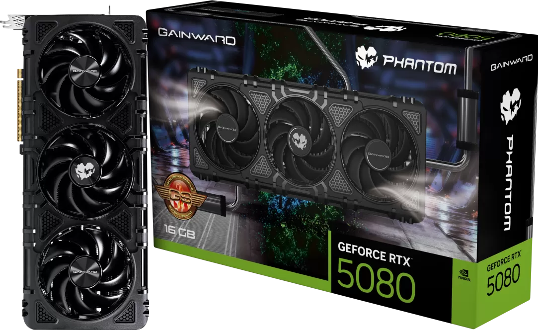 Carte Graphique Gainward GeForce RTX 5080 Phantom Golden Sample