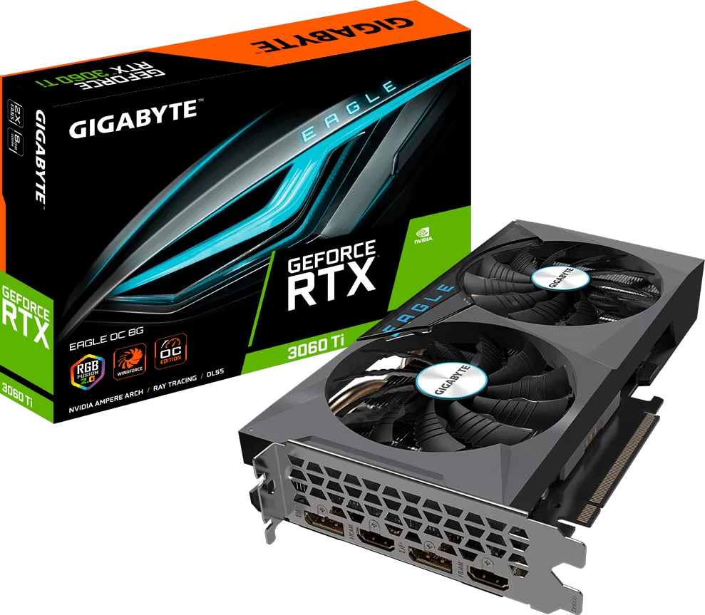 Gigabyte GeForce RTX 3060 Ti Eagle OC LHR 8Go