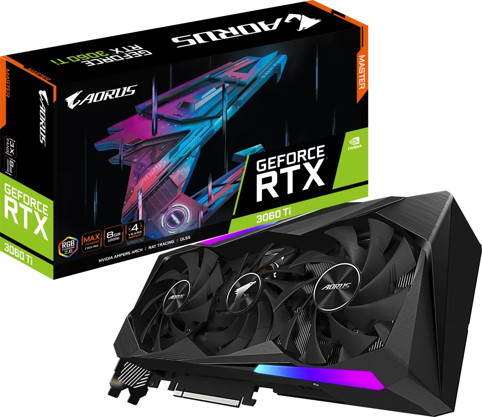 Gigabyte GeForce RTX 3060 Ti Aorus Master 8Go