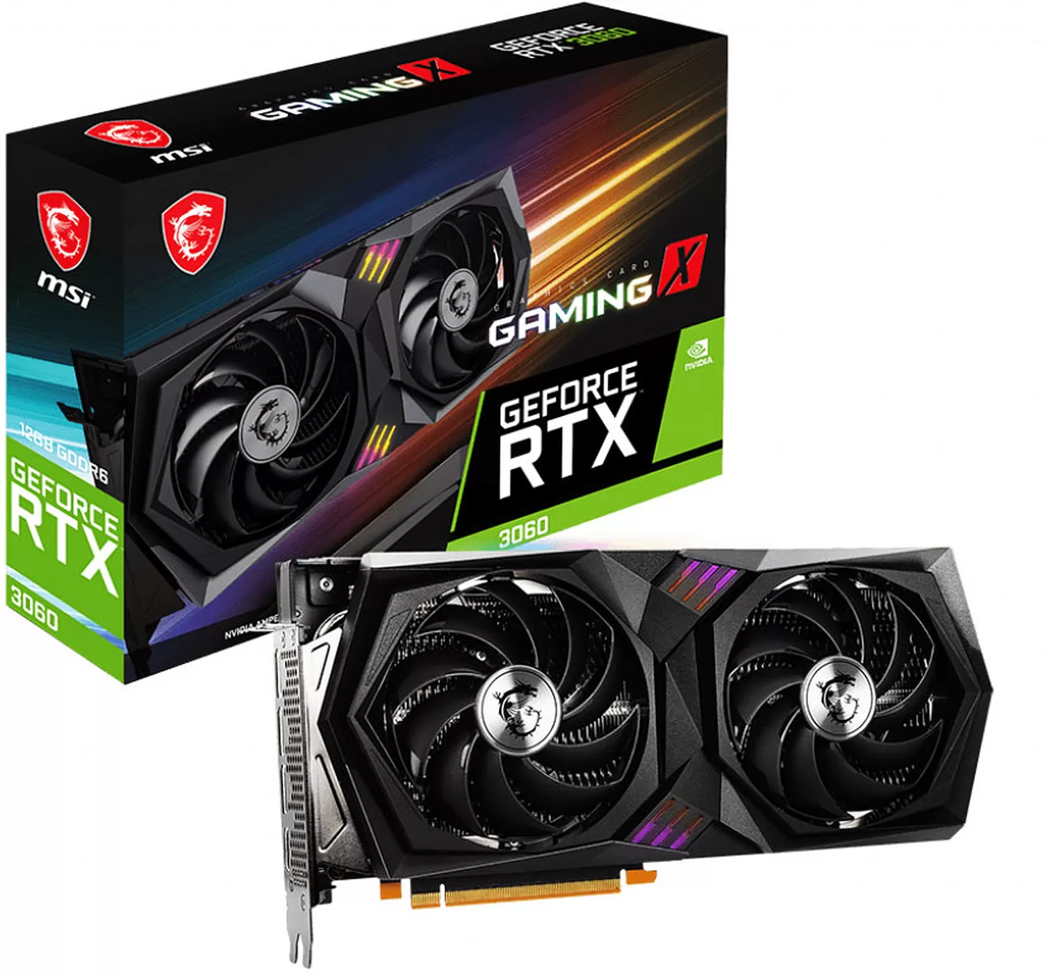 MSI GeForce RTX 3060 Gaming X 12Go