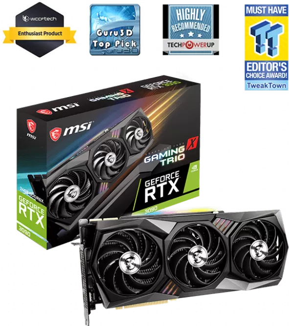MSI GeForce RTX 3090 Gaming X Trio 24Go