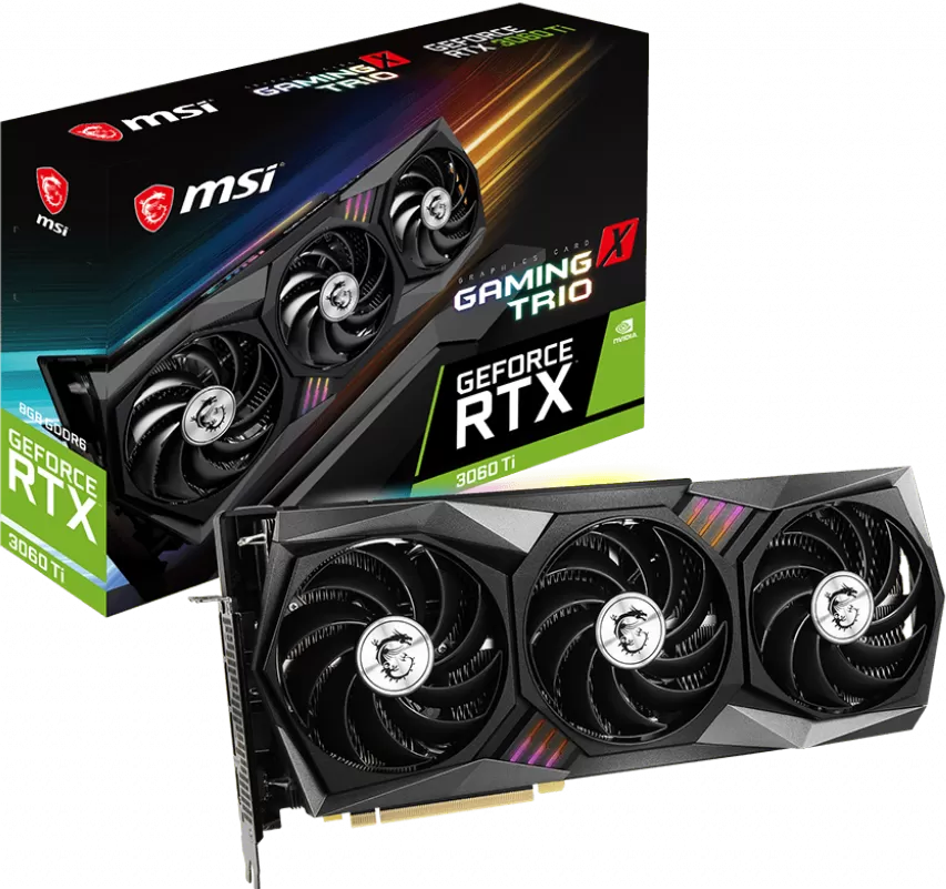 MSI GeForce RTX 3060 Ti Gaming X Trio 8Go