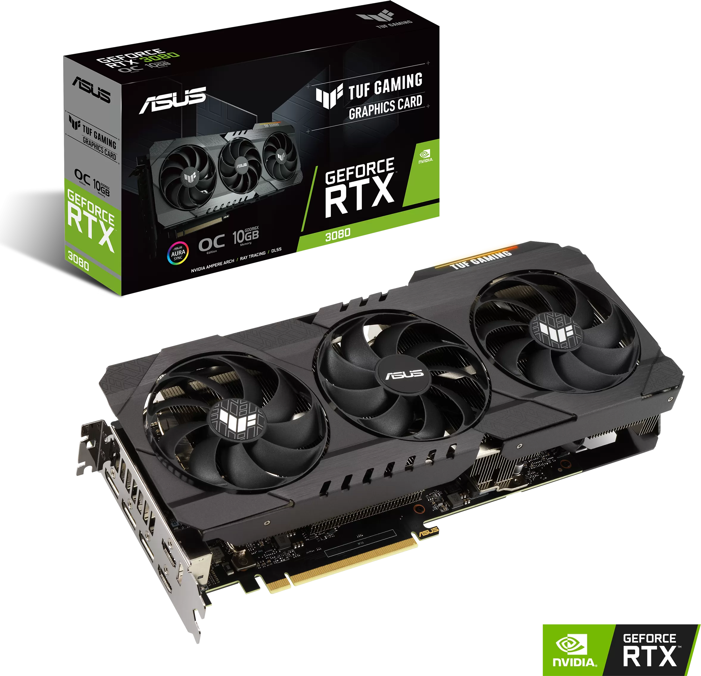 Asus GeForce RTX 3080 Tuf Gaming OC Edition 10Go
