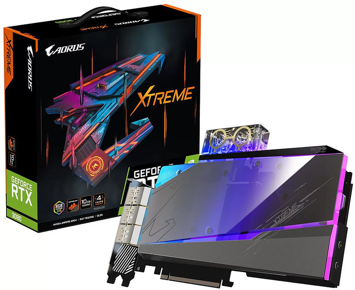Gigabyte GeForce RTX 3080 Aorus Xtreme WaterForce 10Go