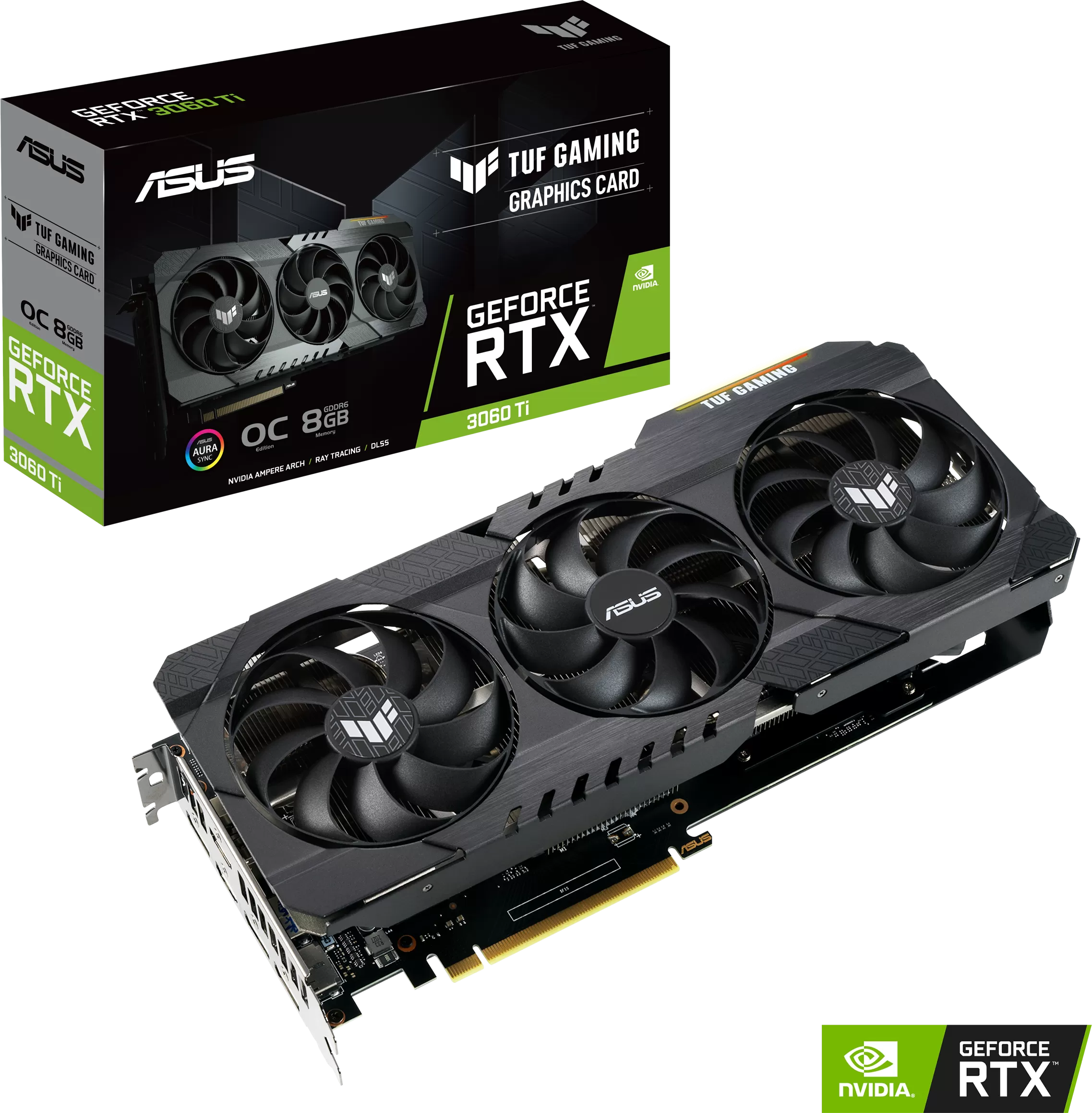 Asus GeForce RTX 3060 Ti Tuf Gaming OC Edition 8Go