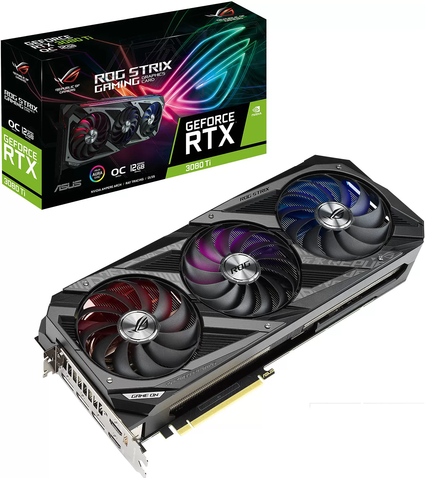 Asus GeForce RTX 3080 Rog Strix Gaming OC LHR 10Go