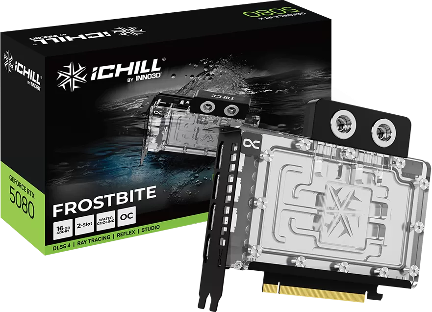 Carte Graphique Inno3D GeForce RTX 5080 iChill Frostbite