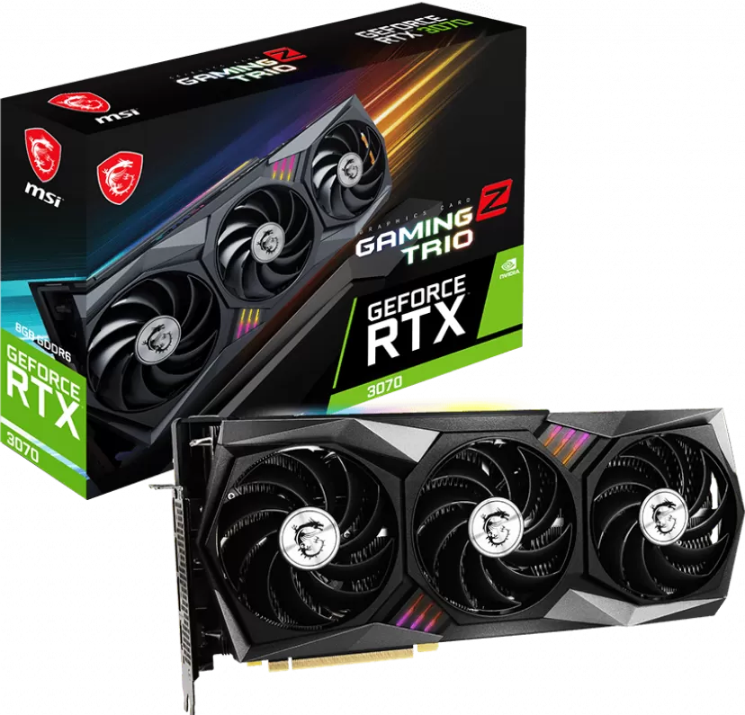 MSI GeForce RTX 3070 Gaming Z Trio LHR 8Go