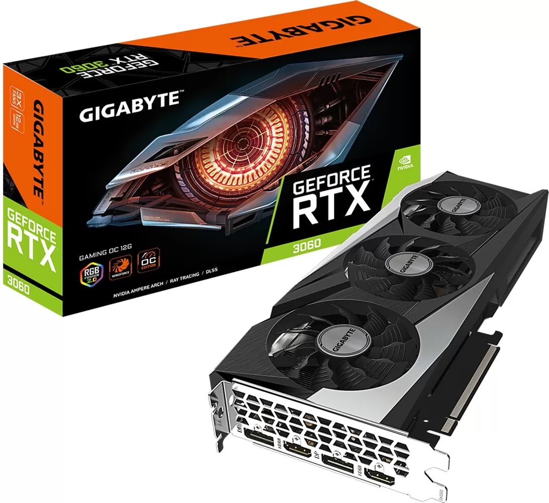 Gigabyte GeForce RTX 3060 Gaming OC LHR 12Go
