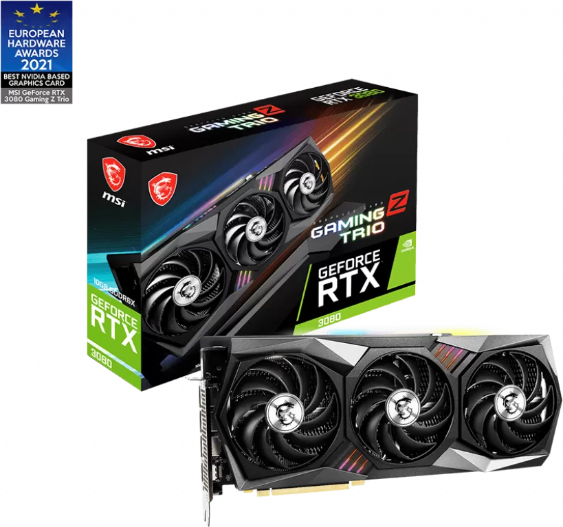 MSI GeForce RTX 3080 Gaming Z Trio LHR 10Go