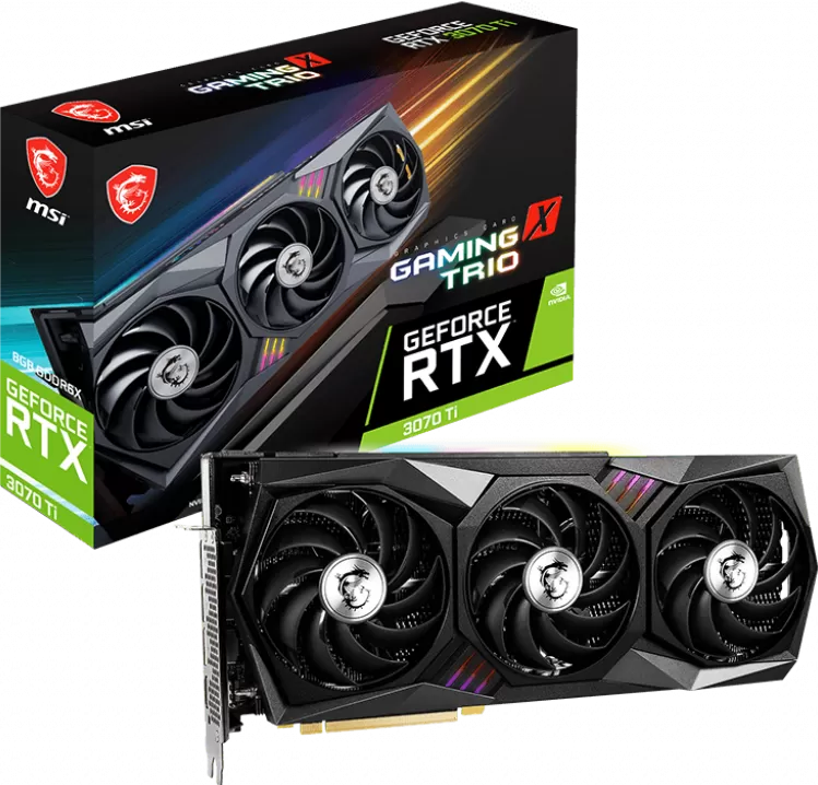 MSI GeForce RTX 3070 Ti Gaming X Trio 8Go