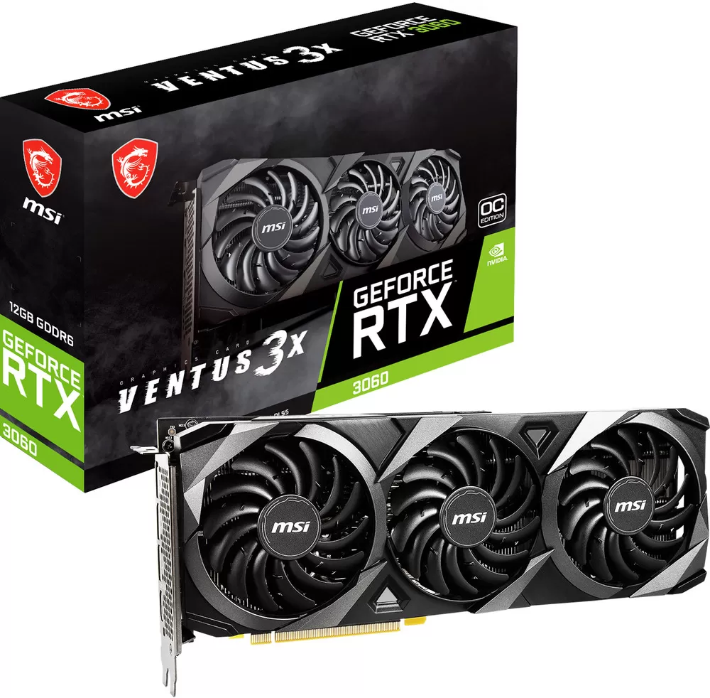 MSI GeForce RTX 3060 Ventus 3X 12Go