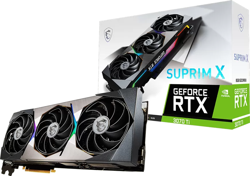 MSI GeForce RTX 3070 Ti Suprim X 8Go