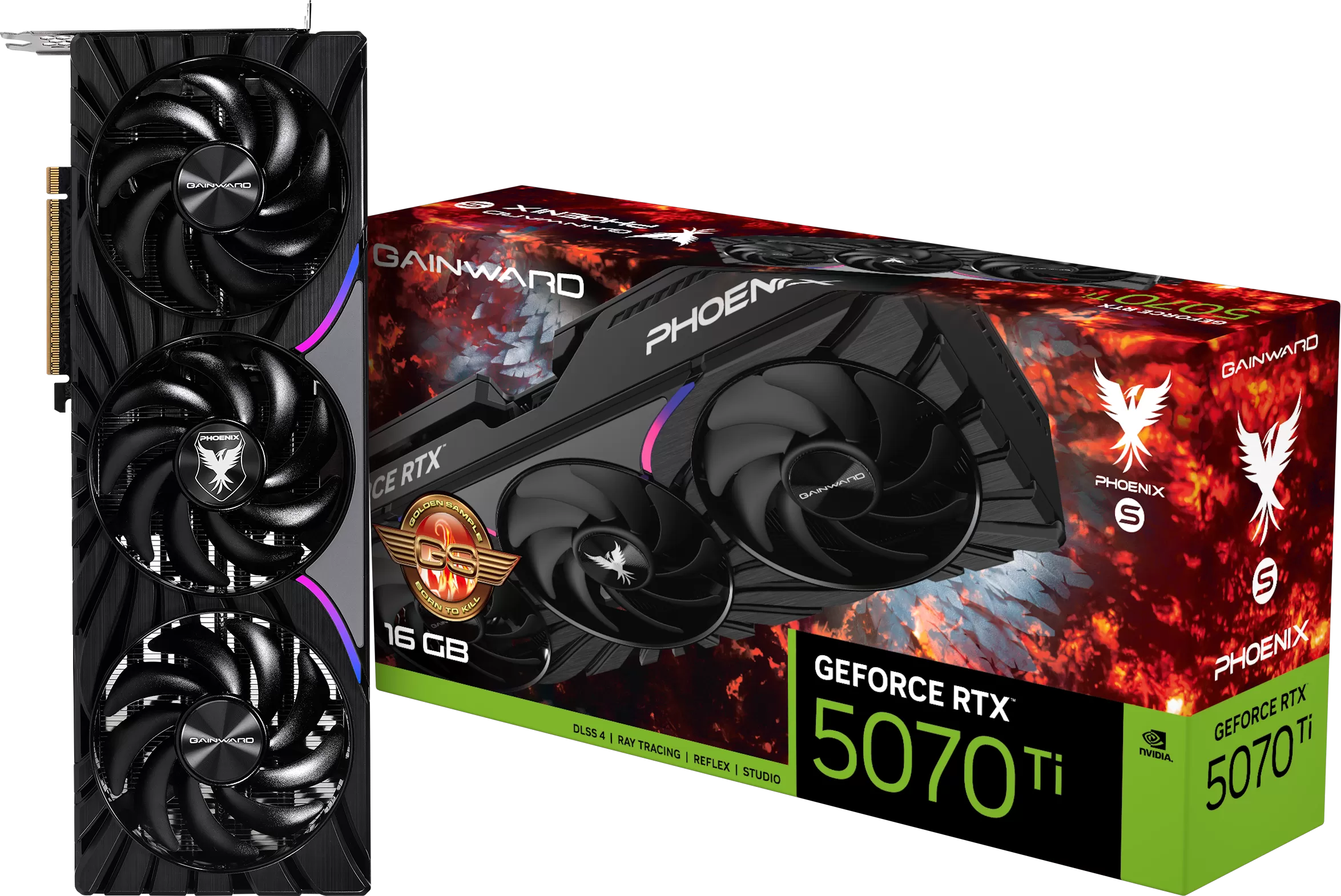 Carte Graphique Gainward GeForce RTX 5070 Ti Phoenix-S Golden Sample