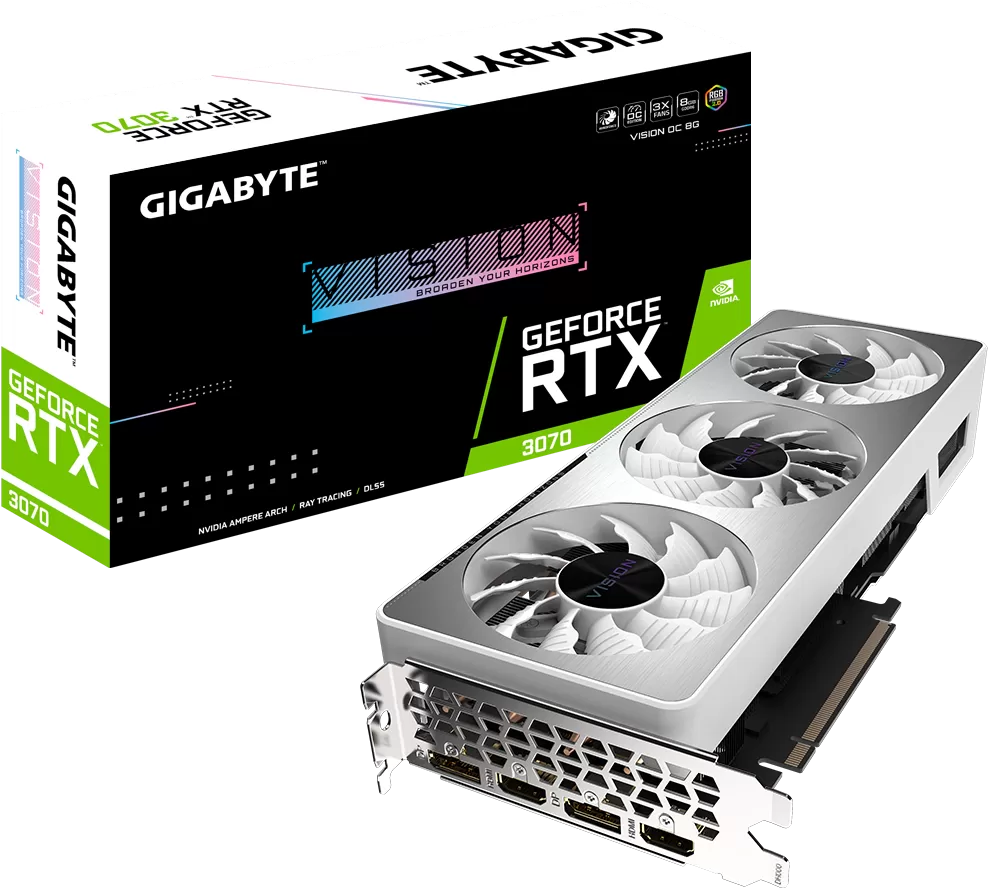 Gigabyte GeForce RTX 3070 Vision OC 8Go