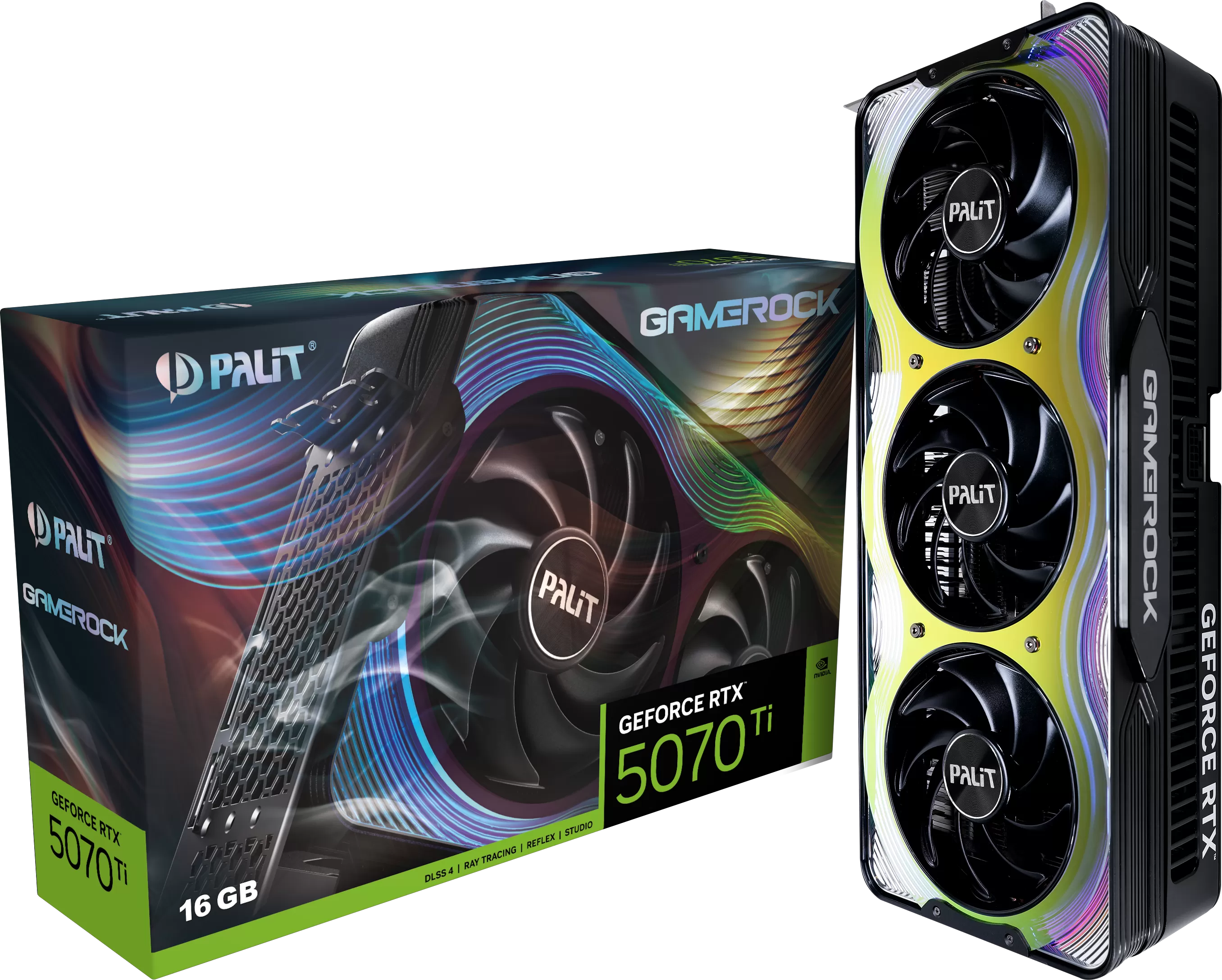 Carte Graphique Palit GeForce RTX 5070 Ti GameRock