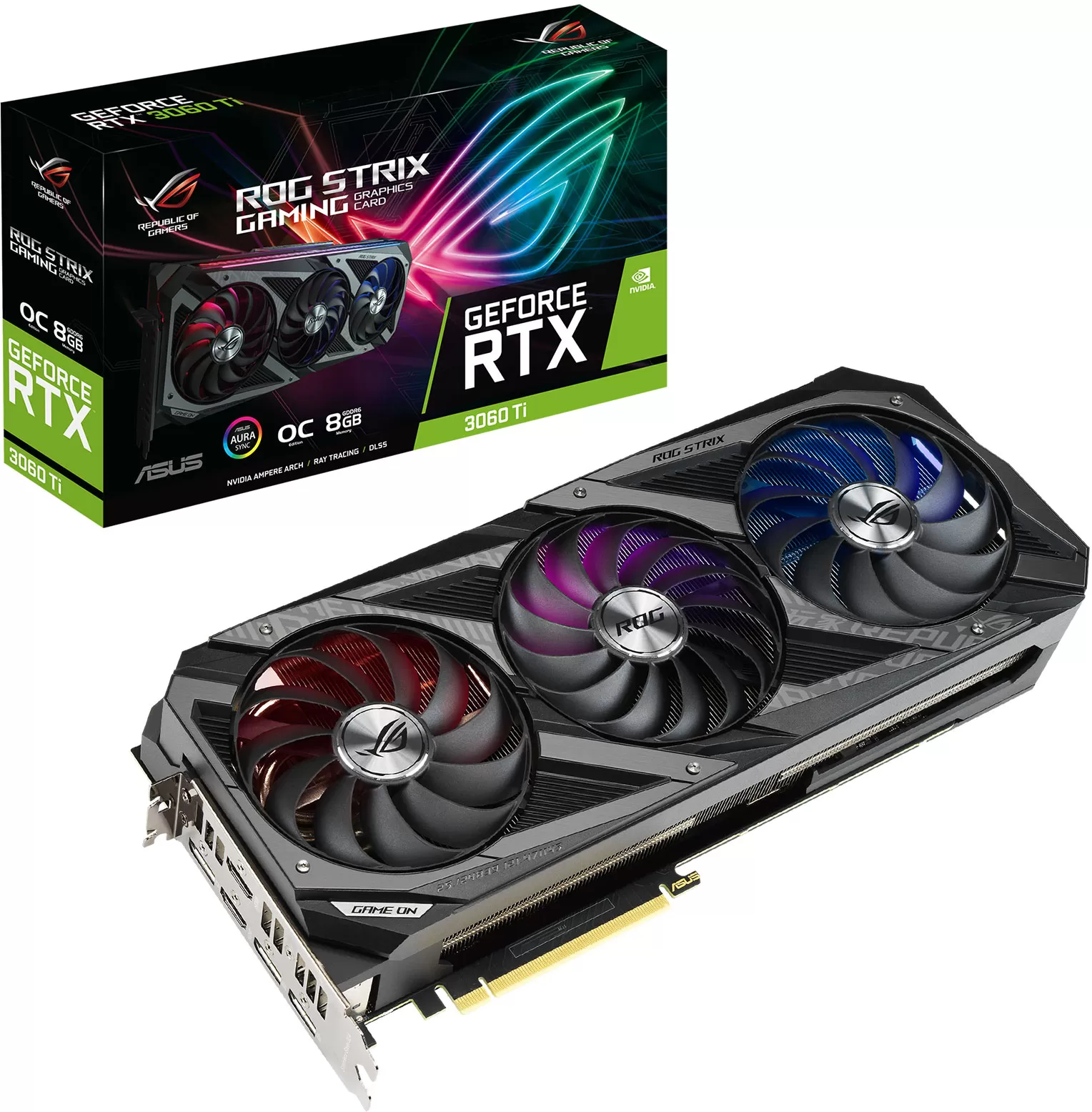 Asus GeForce RTX 3060 Ti Rog Strix Gaming 8Go