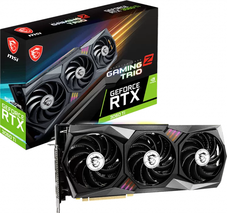 MSI GeForce RTX 3060 Ti Gaming Z Trio LHR 8Go