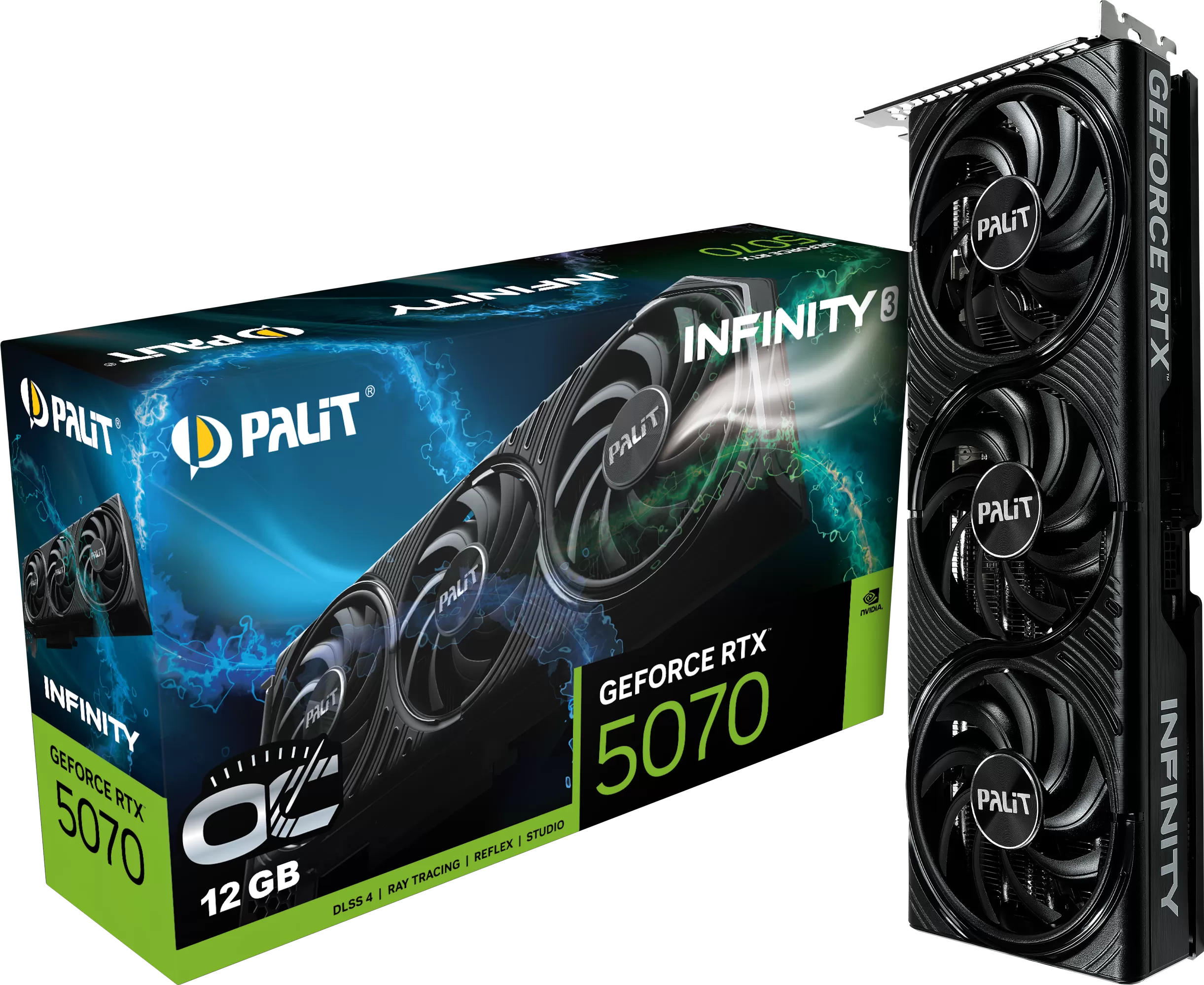 Carte Graphique Palit GeForce RTX 5070 Infinity 3 OC