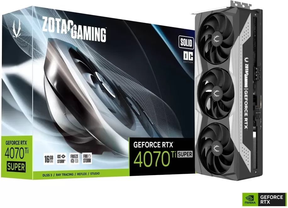 Zotac GeForce RTX 4070 Ti Super Solid OC 16Go