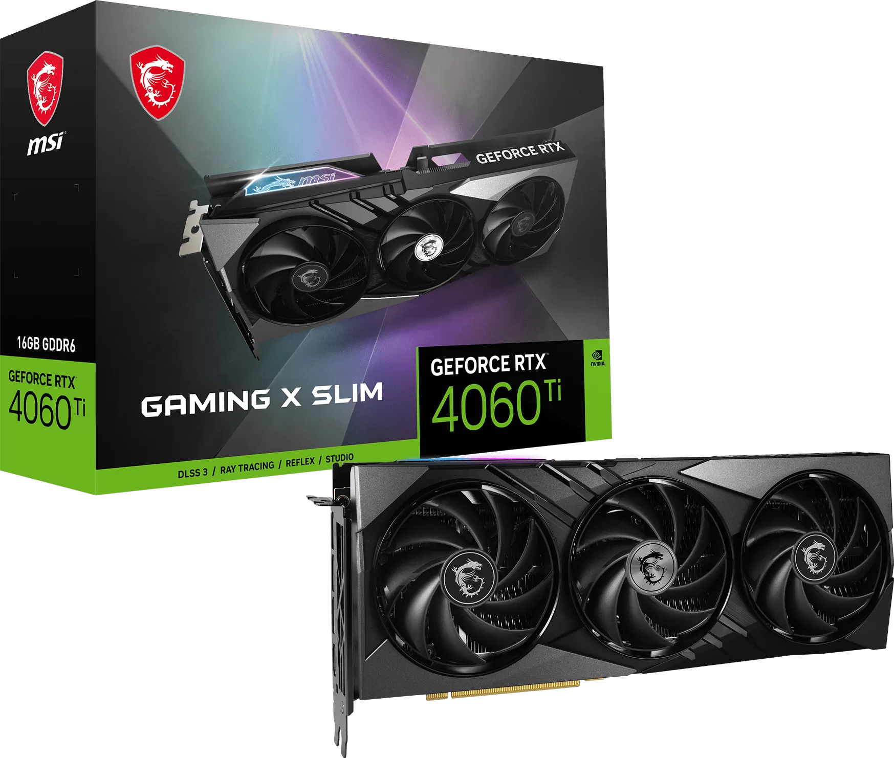MSI GeForce RTX 4060 Ti Gaming X Slim 16Go