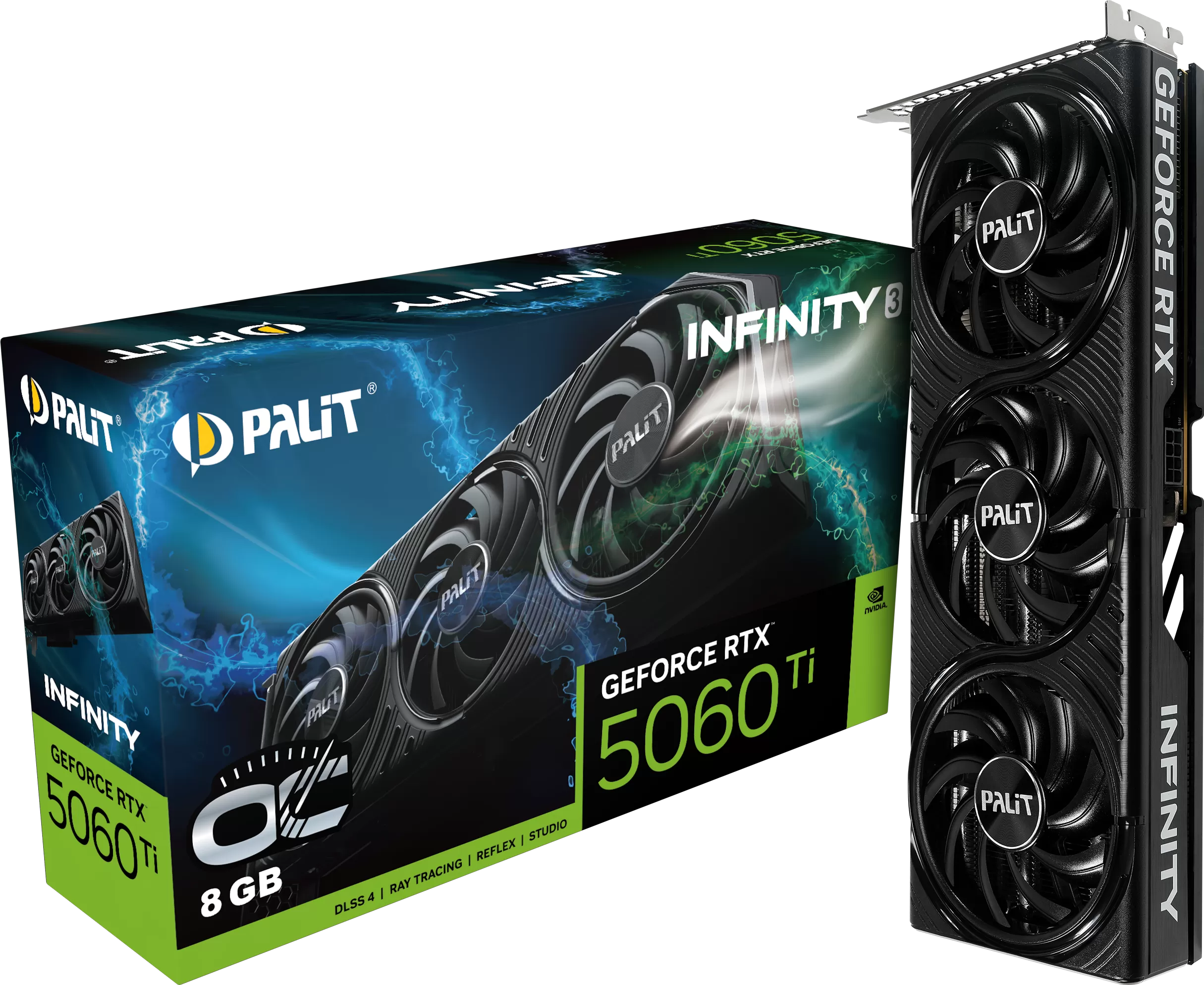 Carte Graphique Palit GeForce RTX 5060 Ti Infinity 3 OC 8Go