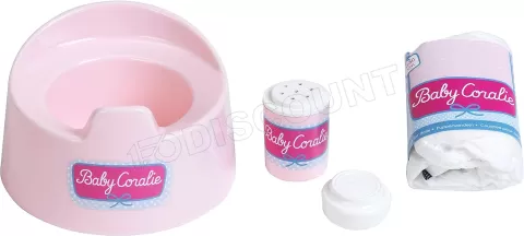 Photo de Accessoires poupée : set pot de chambre Baby Coralie