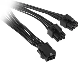Photo de Adaptateur alimentation PCI-Express 6 pins Kolink vers 2x6 pins 15cm