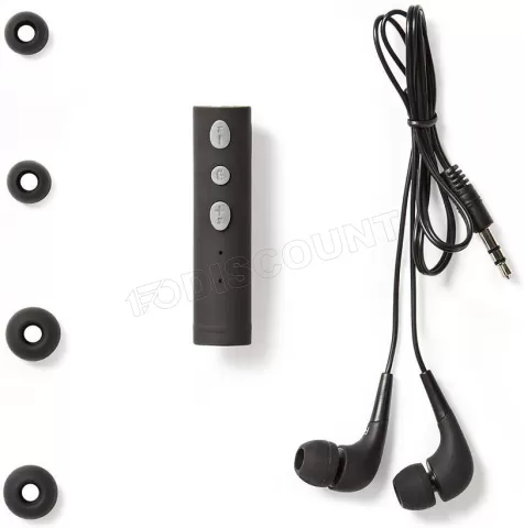 Photo de Adaptateur Bluetooth Nedis avec micro pour écouteurs filaires (Noir)