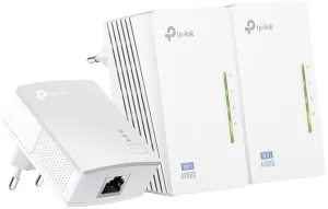 Photo de Adaptateur CPL TP-Link TL-WPA4220T HomePlug AV 500 Mbits (pack de 3) + prise intégrée