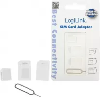 Photo de Adaptateur de carte Sim LogiLink (Blanc)