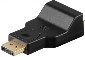 Photo de Adaptateur Goobay DisplayPort mâle 1.1 vers VGA femelle (D-sub DE-15) (Noir)