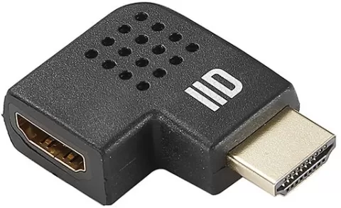 Photo de Adaptateur HDMI D2 Diffusion Coudé à 90° (Noir)