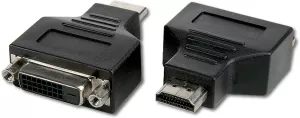 Photo de Adaptateur HDMI mâle (Type A) vers DVI-D femelle (Noir)