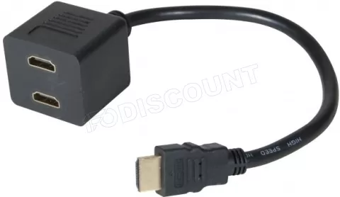 Photo de Adaptateur HDMI vers 2x HDMI (Y - doubleur HDMI)