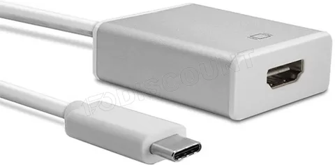 Photo de Adaptateur Maclean USB 3.1 Type C vers HDMI (Blanc)